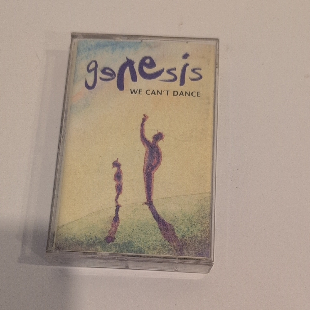 3/$25 Genesis "We Can't Dance" Cassette - Yellow & Purple Artwork